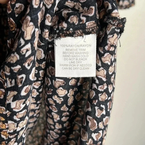 SAGHARBOR Vintage Animal Print 2 Piece Skirt Set - Picture 8 of 11